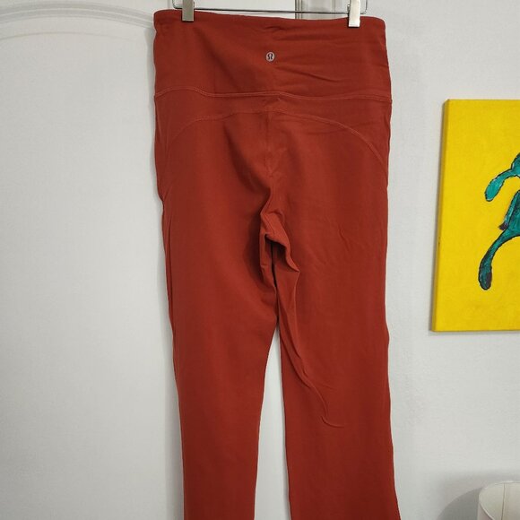 lululemon athletica Rust Boot Cut Pants - Picture 5 of 9
